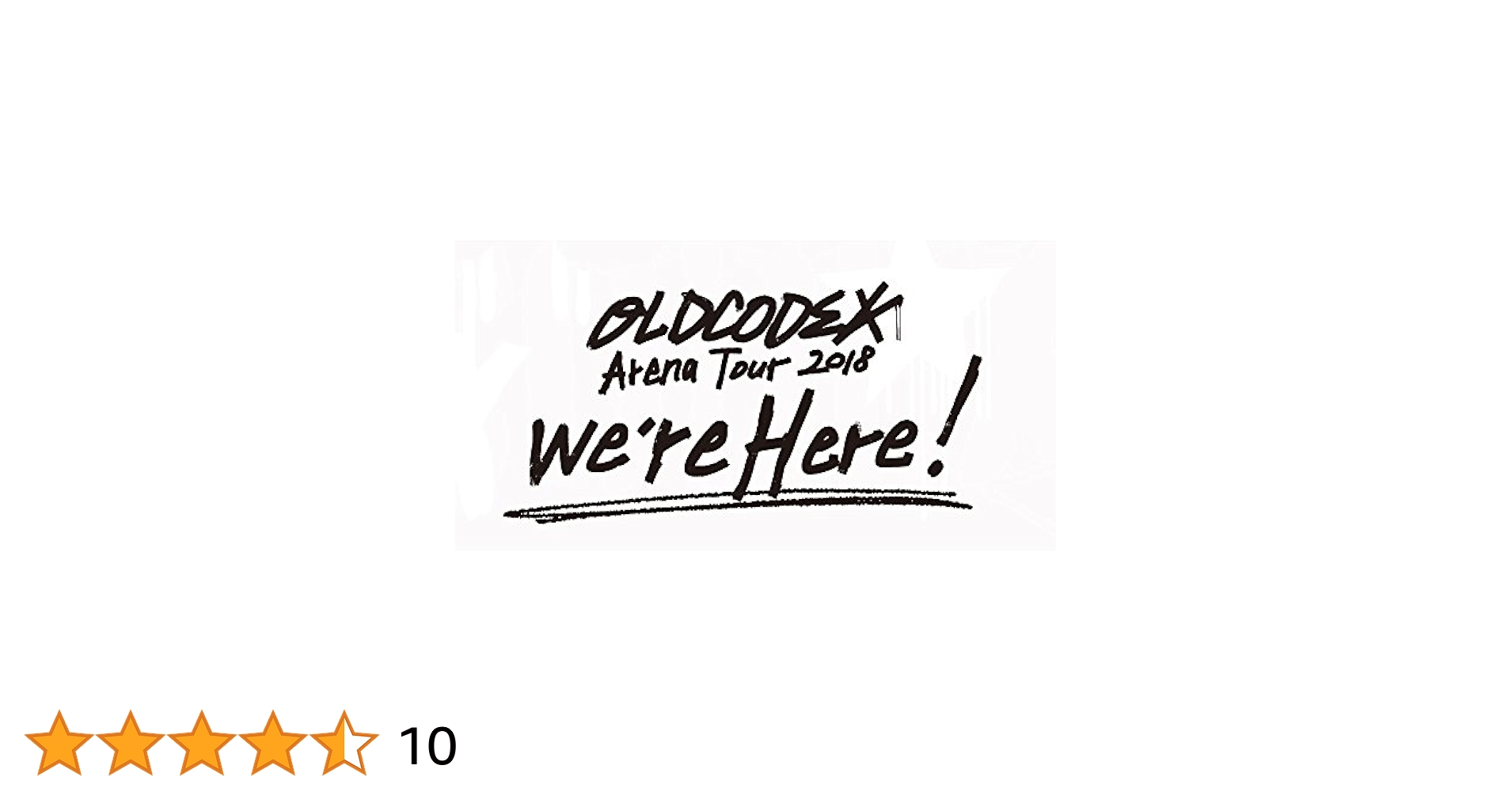 (未使用･未開封品)　OLDCODEX Live Blu-ray &quot;we&#39;re Here!&quot; in YOKOHAMA ARENA 2018 bt0tq1u Amazon.co.jp: OLDCODEX Live Blu-ray 